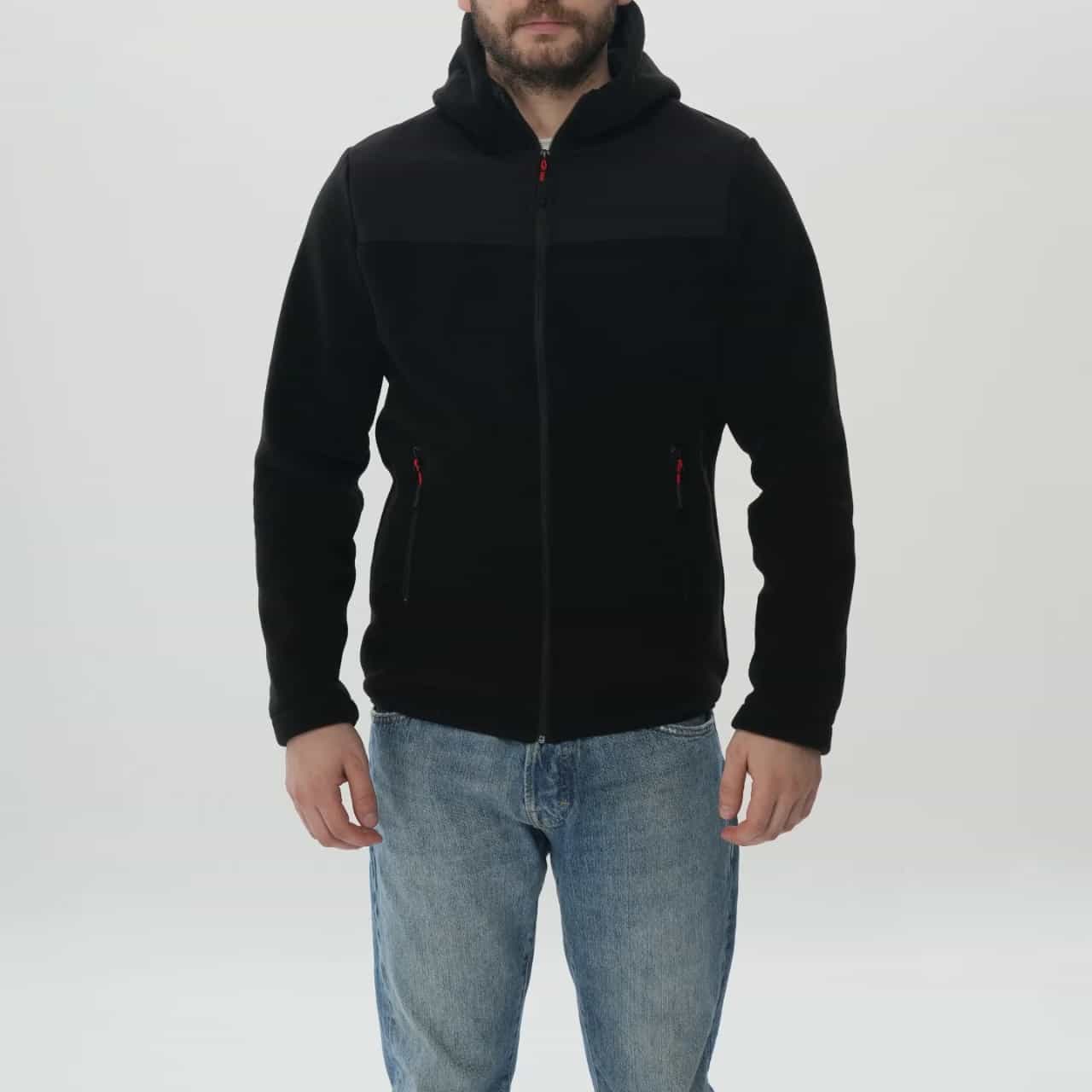 NADLIFE STORE Garnili Kapüşonlu Erkek Polar