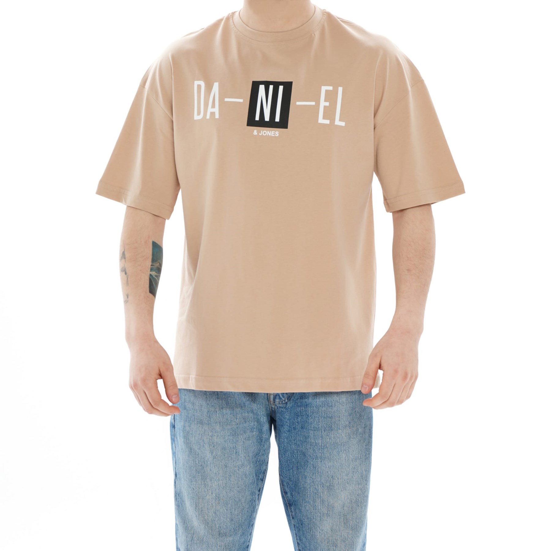 NADLIFE STORE Baskılı Desenli Erkek Oversıze Tişört T-shirt