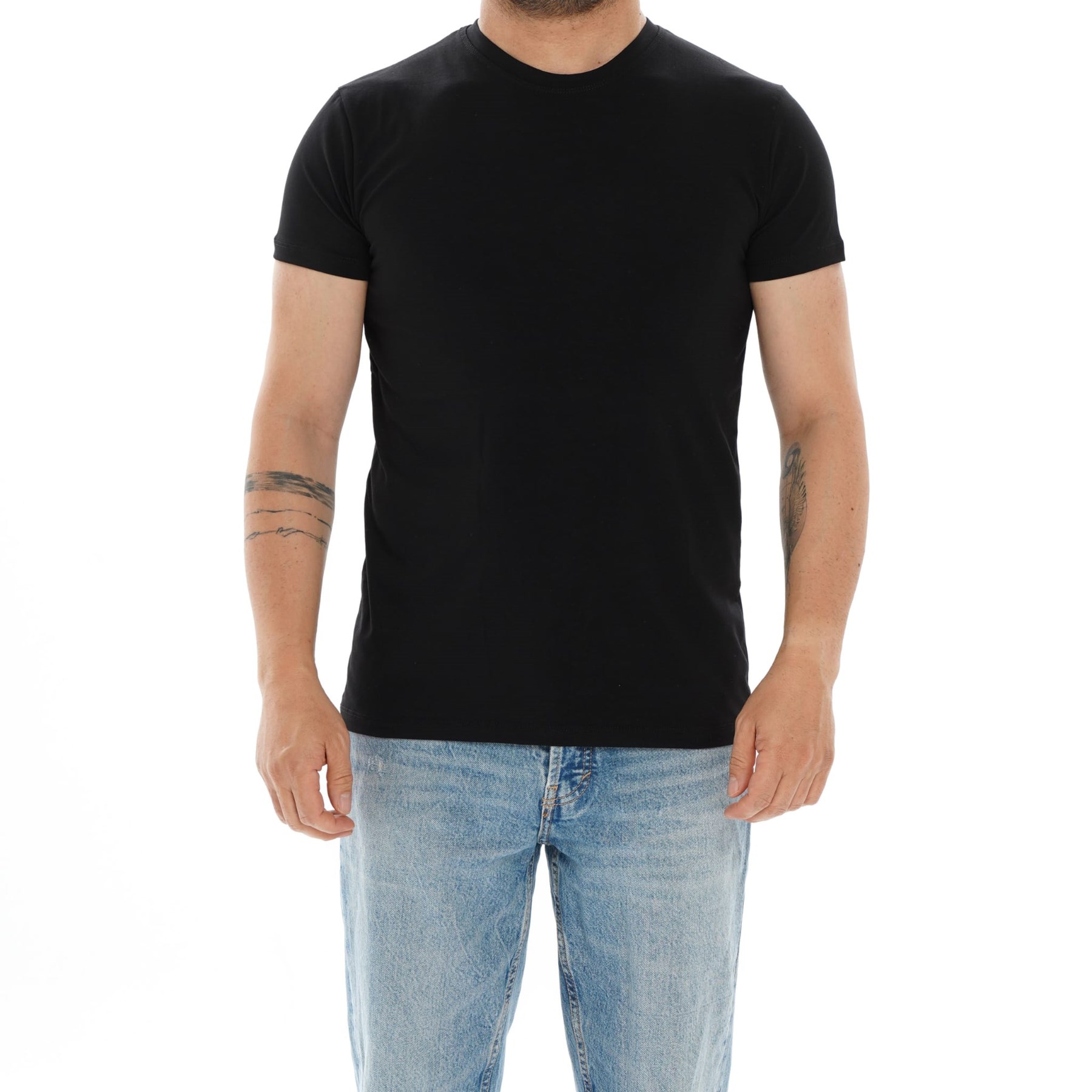 NADLIFE STORE Baskısız Desensiz Unısex Dar Kesim Slim Fit Tişört T-shirt