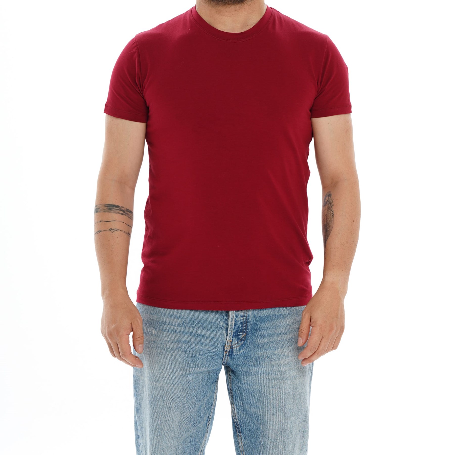 NADLIFE STORE Baskısız Desensiz Unısex Dar Kesim Slim Fit Tişört T-shirt