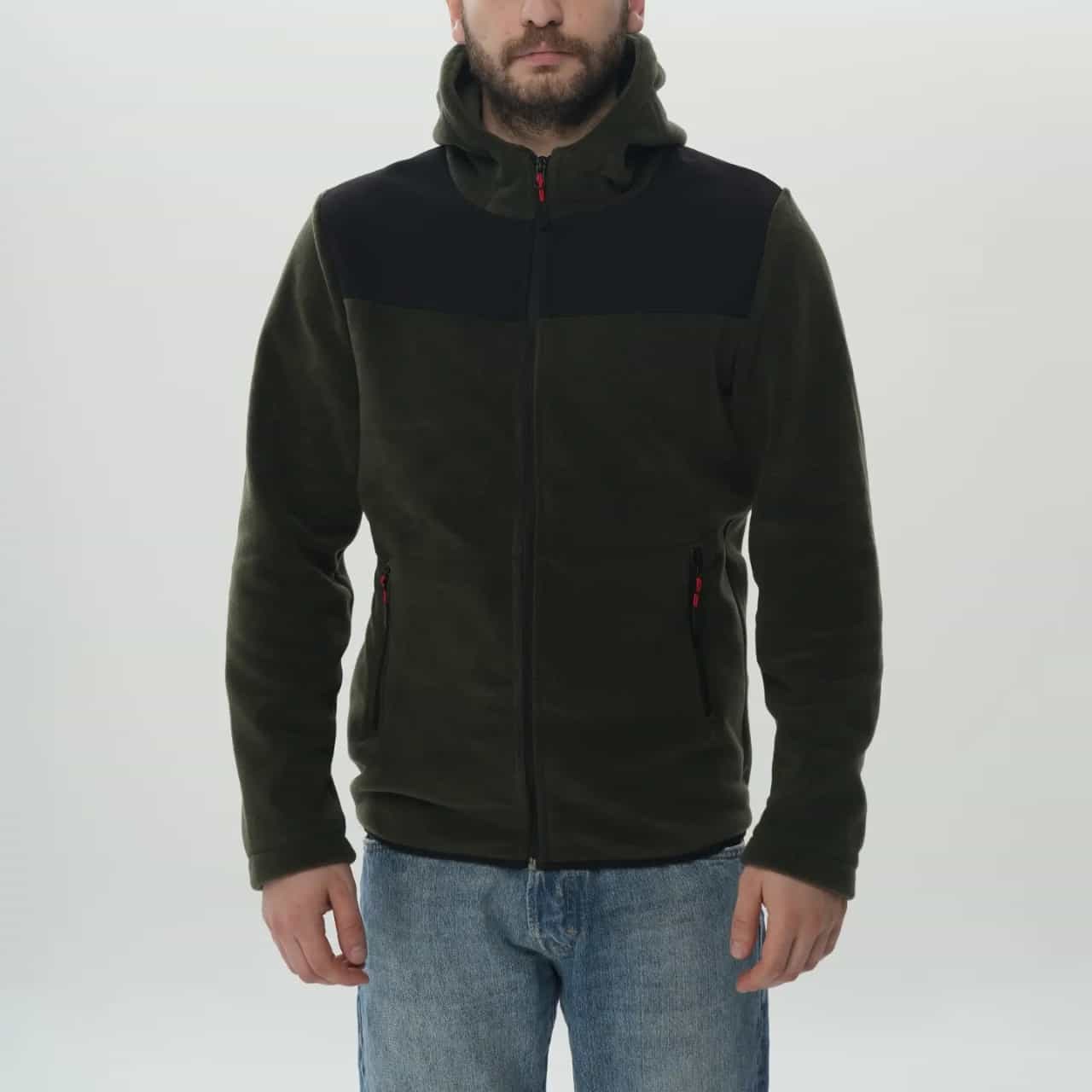 NADLIFE STORE Garnili Kapüşonlu Erkek Polar