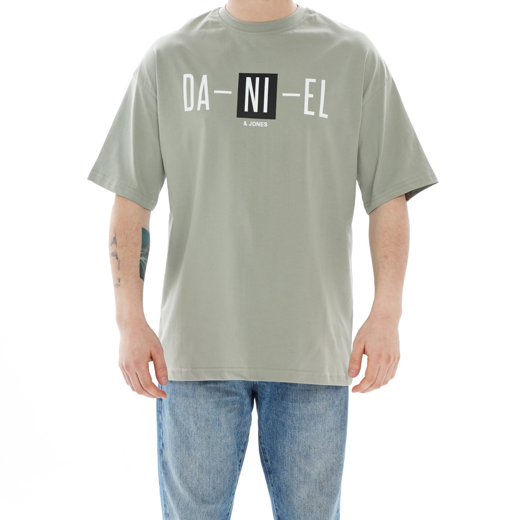 NADLIFE STORE Baskılı Desenli Erkek Oversıze Tişört T-shirt