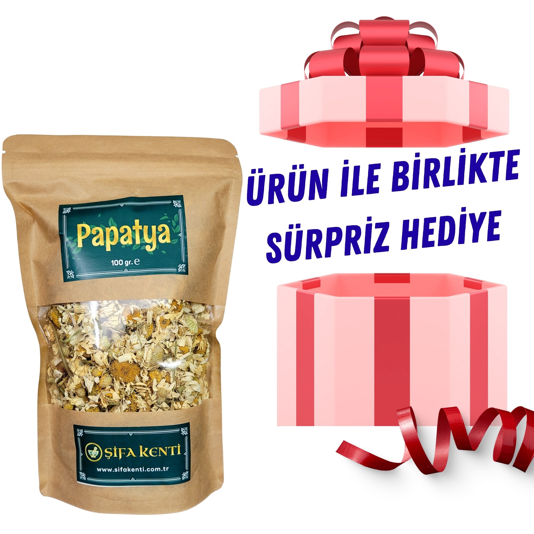 Kurutulmuş Papatya 100 Gr - 1. Kalite Papatya Çayı