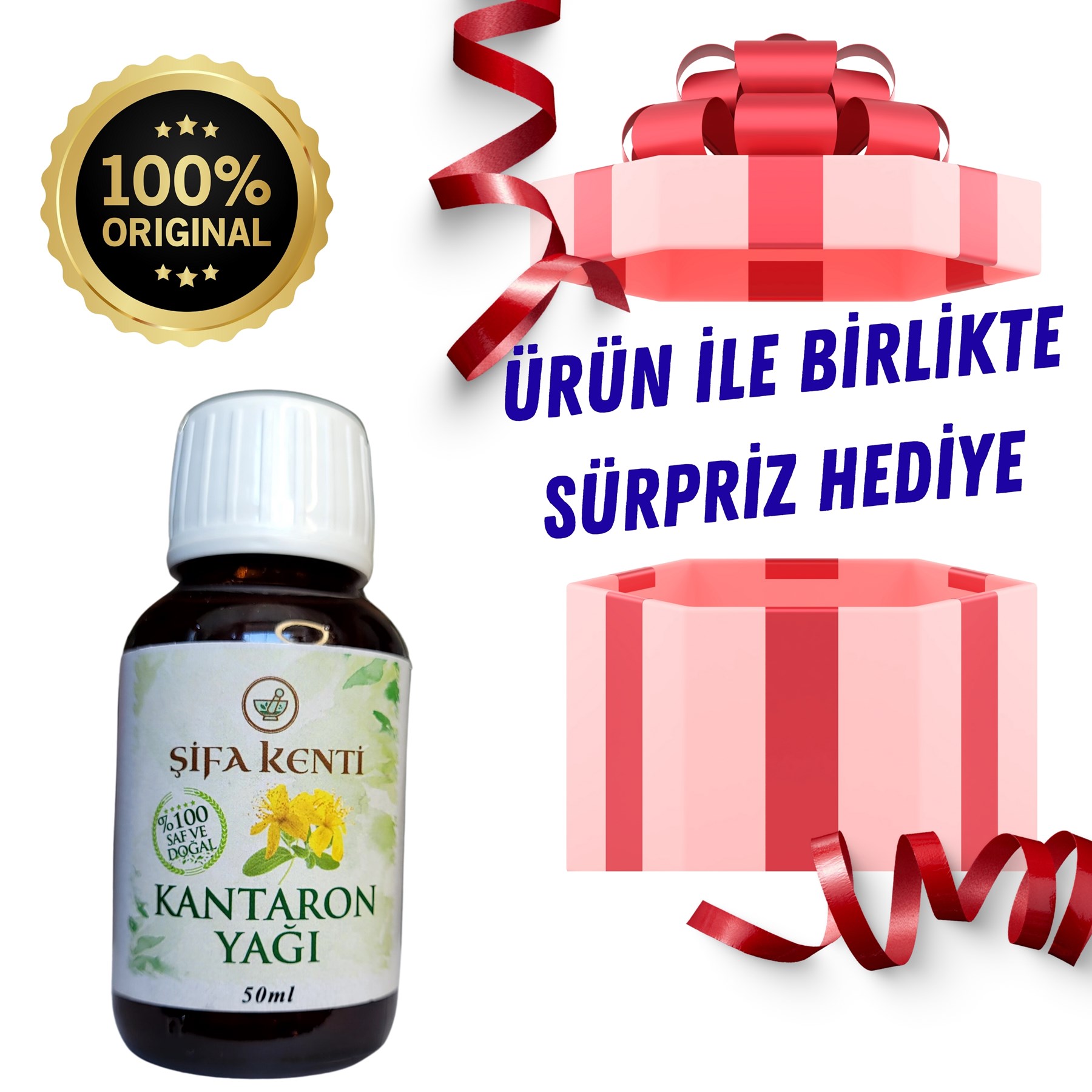 Sarı Kantaron Yağı 50Ml-%100 Orjinal