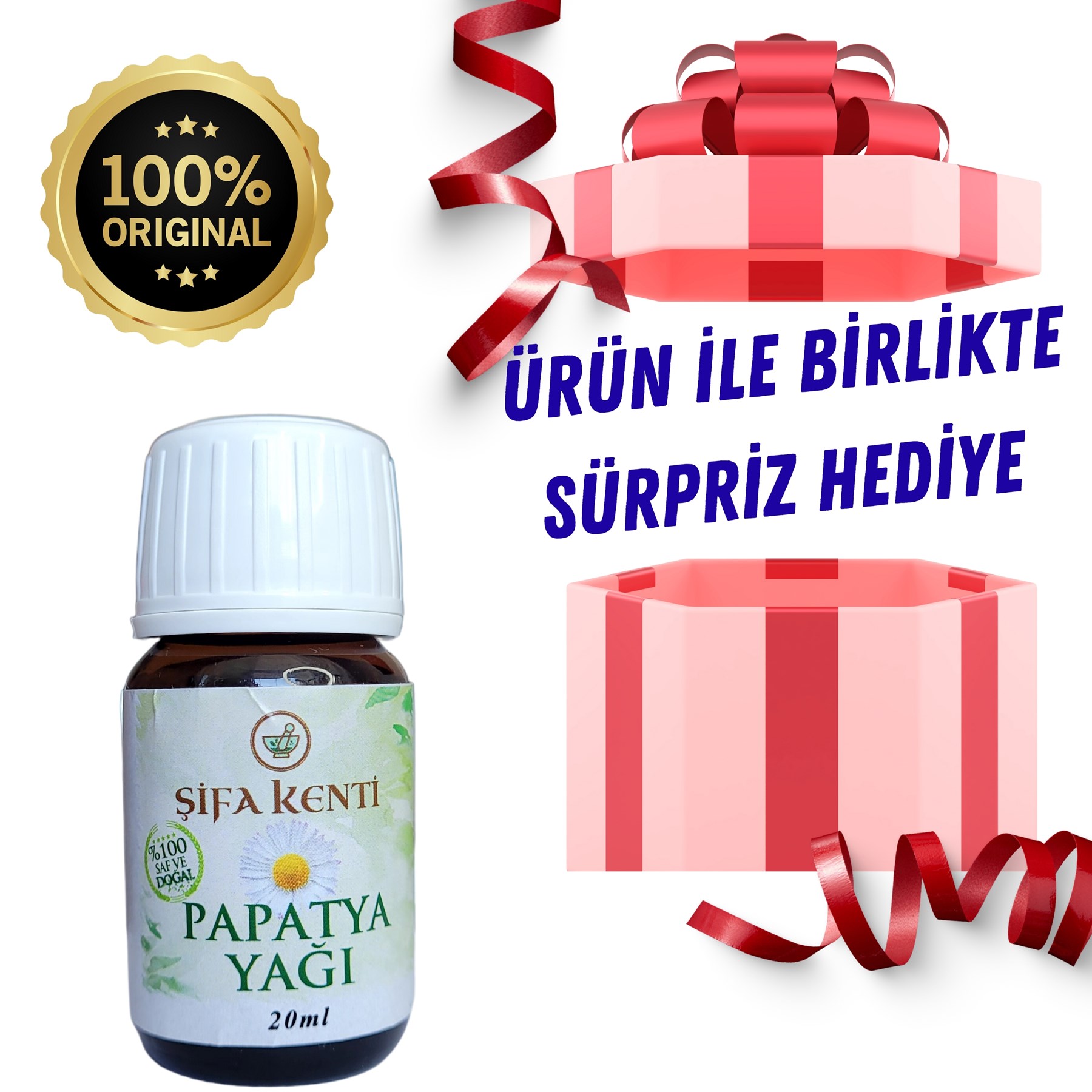 Papatya Yağı 20Ml %100 Orjinal