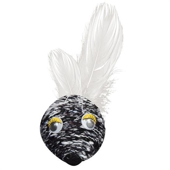  BUFFER®  Renkli Hasır  Tüylü Oyun Topu (Catnipli) İlgi Çekici Eğlenceli  Eğitici Evcil Hayvan Oyun