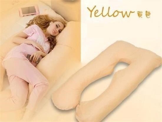 BUFFER® 5 Farklı Bölge Destekli Ortopedik Destekli Hamile Yastığı Sarı