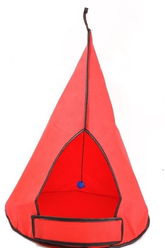 BUFFER® Nar Çiçeği Renkli Evcil Hayvan Çadırı Klübesi Yuvası Yatağı Alanı