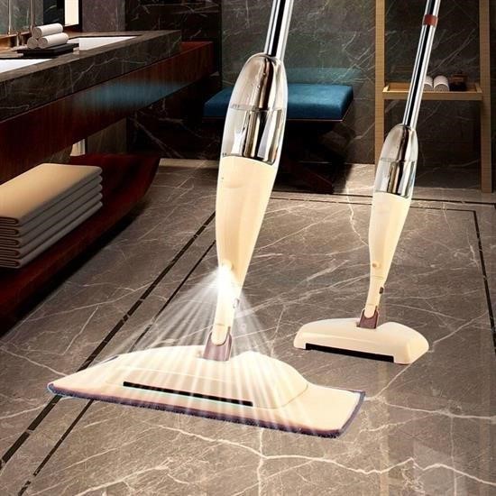 BUFFER® 360 Derece Dönen Ergonomik Sihirli Su Hazneli Spreyli Mop Paspas