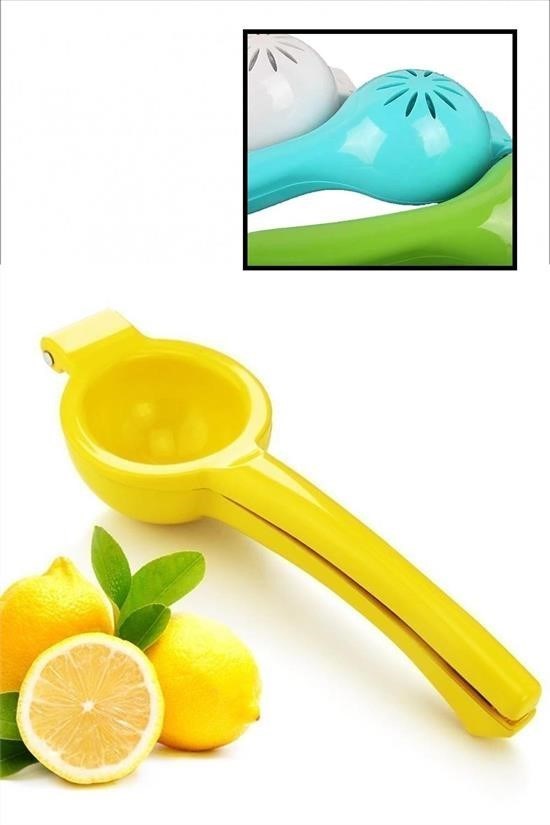 BUFFER® Pratik Plastik Süzgeçli Çekirdek Ayıran Limonatör Limon Sıkacağı