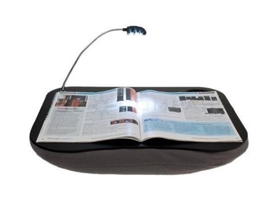 BUFFER® Minderli Lambalı Fonksiyonel Laptop Sehpası