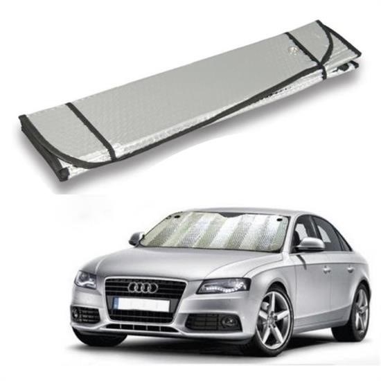 BUFFER® Araba Ön Cam Güneşliği Oto Metalize Alüminyum Katlanabilir Güneşten Koruyucu Perde Güneşlik 