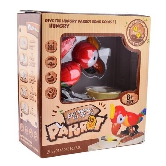 BUFFER® Parrot Piggy Bank Para Yiyen Papağan Kumbara