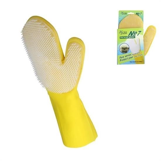 BUFFER® Ergonomik Masajlı Evcil Hayvan Kedi Köpek Yıkama Eldiveni Aparatı