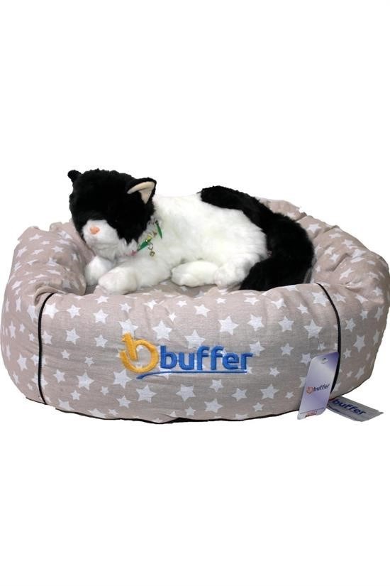 BUFFER® Simit Model Kedi Köpek Evcil Hayvan Rahat Uyku Yatağı