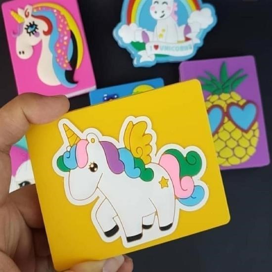 BUFFER® Unicorn Temalı Kapaklı Kokulu Dekoratif Sevimli Not Anı Defteri