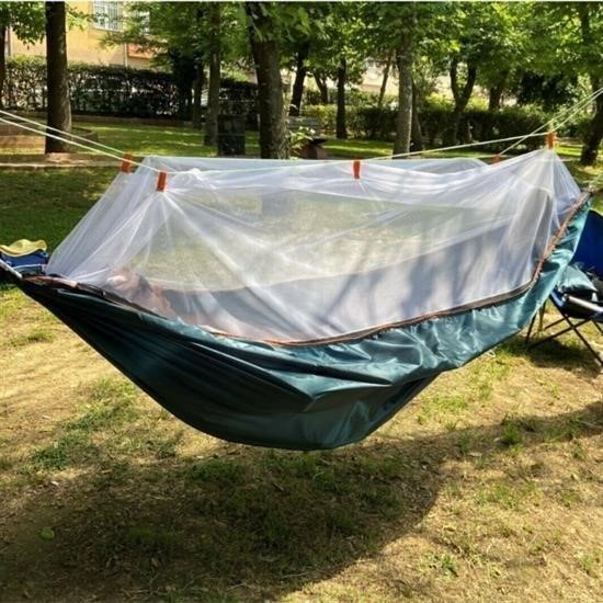 BUFFER® Kamp Salıncak Sineklik Cibinlikli Portatif Hamak Tek Kişilik Outdoor Su Geçirmez Sivrisinek 