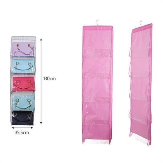 BUFFER® 10 Gözlü Pratik Dolap İçi Çanta Düzenleyici Askılık Oganizer