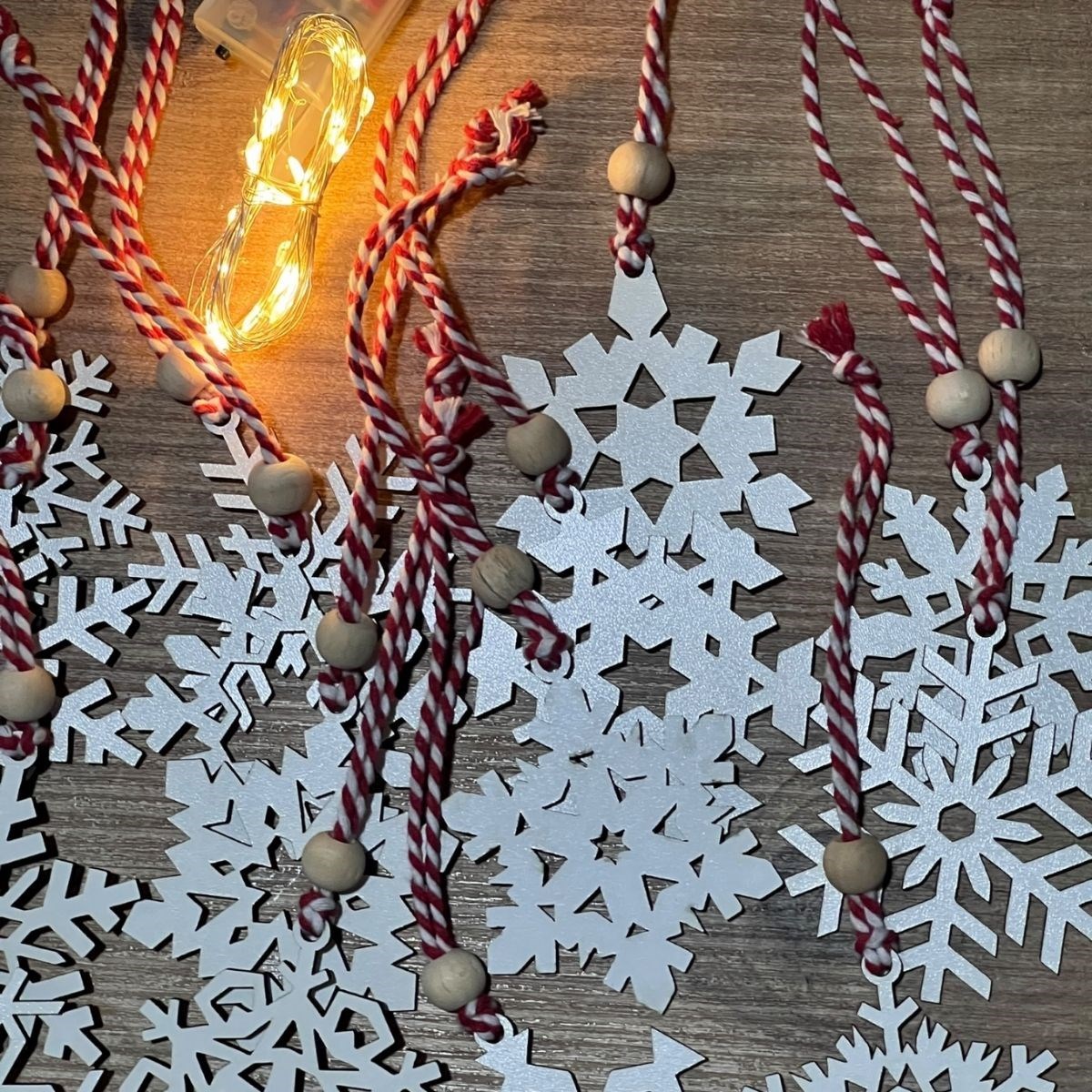 Ahşap Yılbaşı Ağaç Süsü-BY15 