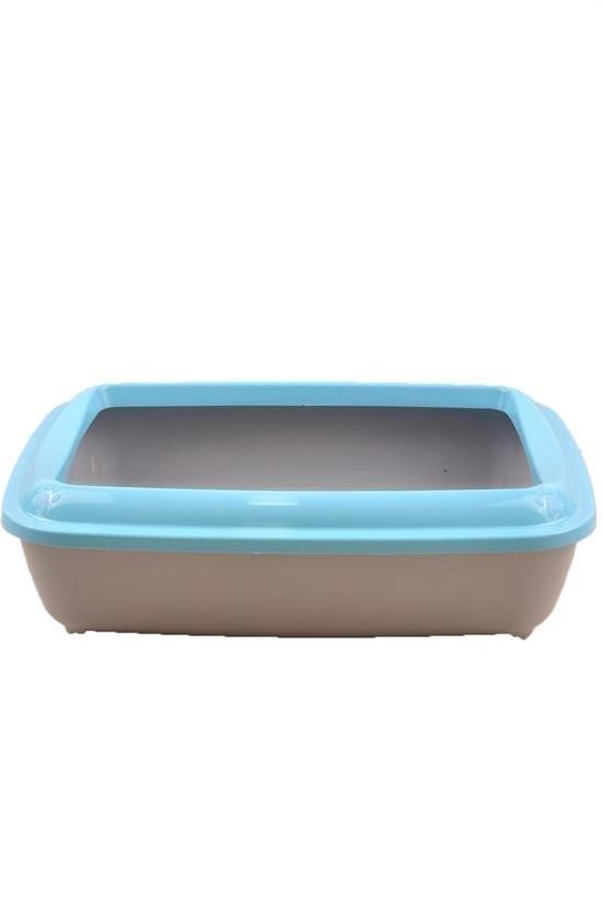 BUFFER® Renki Büyük Boy Açık Kedi Tuvaleti Kabı Kutusu Aparatı Alanı