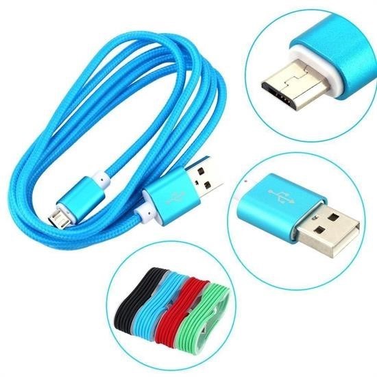 BUFFER® Örgü Şeklinde Micro Usb Data Şarj 15 Metre Android Kablosu