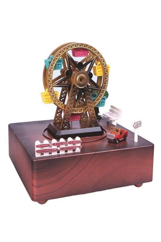 BUFFER® Şehir Etrafında Dönen Araba Müzik Kutusu