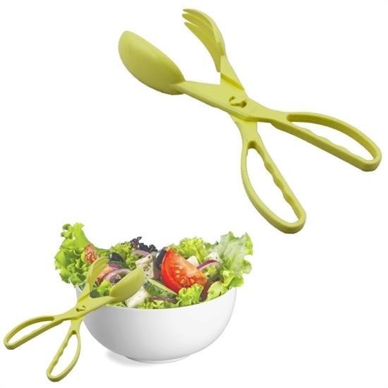 BUFFER® Plastik Pratik Kolay Salata Makarna Servis Kaşığı Maşası