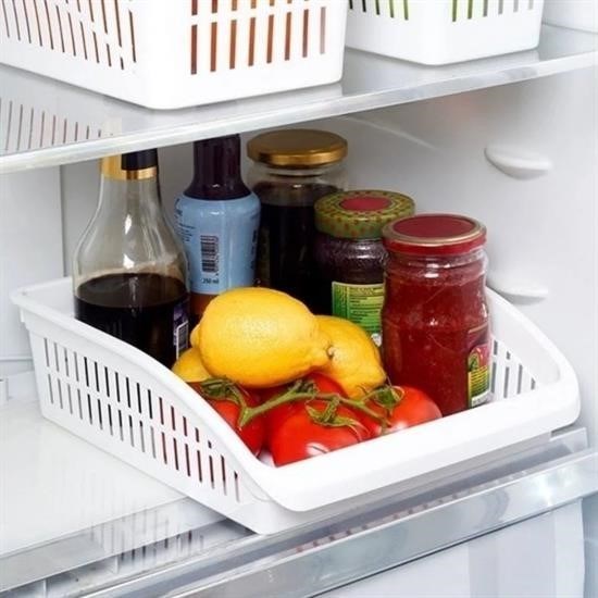 BUFFER® Çok Amaçlı Gondol Pratik Mutfak Gereci Düzenleyici Buzdolabı Dolap Organizer Sepet