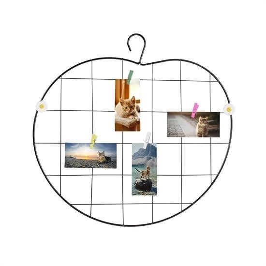 BUFFER® Fotoğraf ve Notlar İçin Metal Ferforje Elma Model Çerçeve Pano