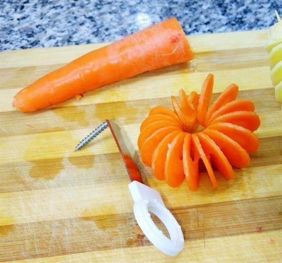 BUFFER® Spiral Şekilli Süslü Dekoratif Sebze Doğrama Şekillendirme Bıçağı