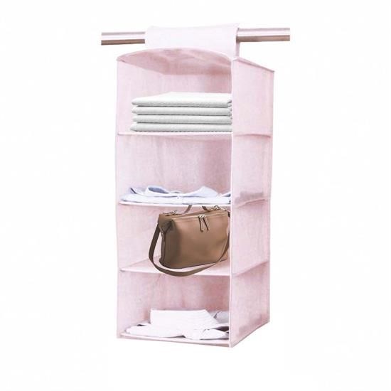 BUFFER® Katlanabilir 4 Raflı Depolama Eşya Düzenleyici Portatif Dolap