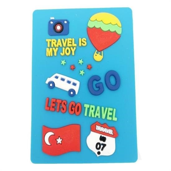 BUFFER® Seyahat Temalı Kapaklı Kokulu Dekoratif Sevimli Not Anı Defteri