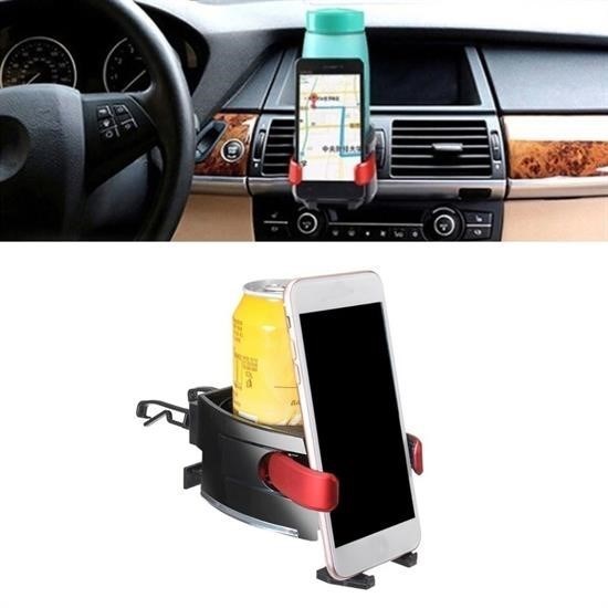 BUFFER® Araç Içi Bardak Tutucu Telefon Tutucu Organizer 2li Tutacak