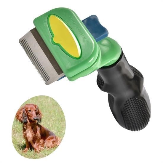 Buffer Kedi ve Köpekler İçin Uzun Tüylü Köpek Tarağı Tüy Toplayıcı tarak Small