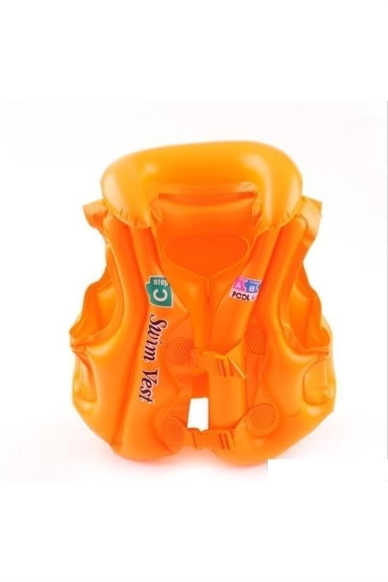 BUFFER® Çocuk Can Yeleği 3-7 Yaş Havuz Deniz 58 Cm- 48 Cm