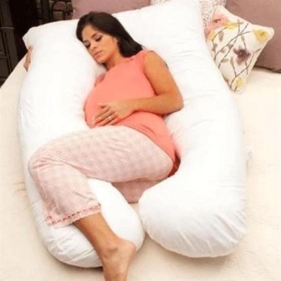 BUFFER® 5 Farklı Bölge Destekli Ortopedik Destekli Hamile Yastığı Beyaz