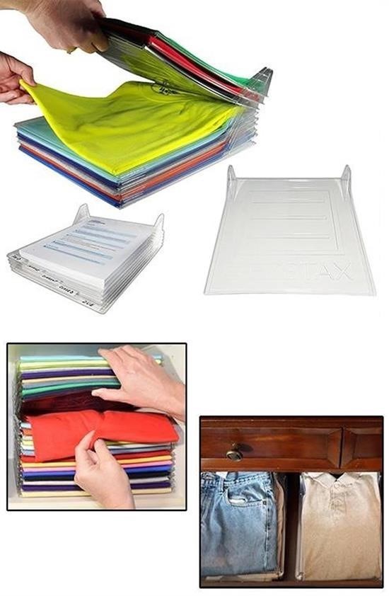 BUFFER® EzStax Tişört Organizer (10lu Set)