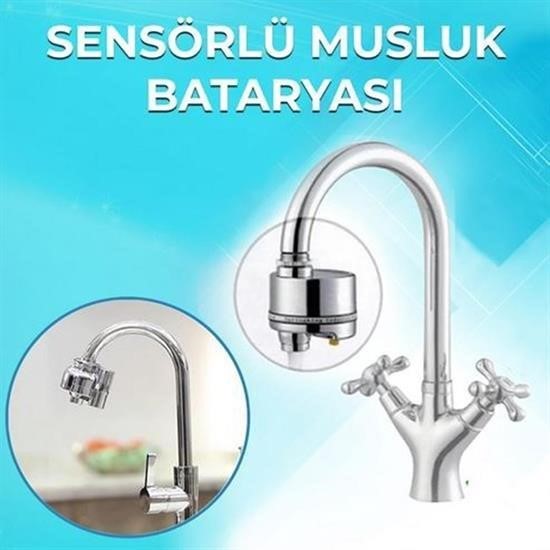 BUFFER® Fotoselli Çok Fonksiyonlu Musluk Aparatı