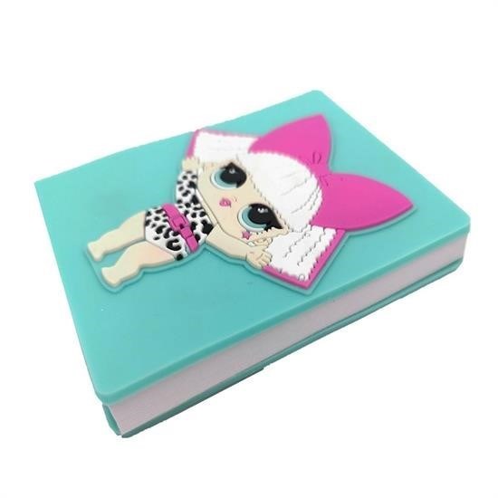 BUFFER® Özgür Kız Temalı Kapaklı Kokulu Dekoratif Sevimli Not Anı Defteri