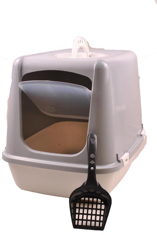 BUFFER® Fonksiyonel Kapalı Kedi Tuvaleti Küçük Boy (Karışık Renk)