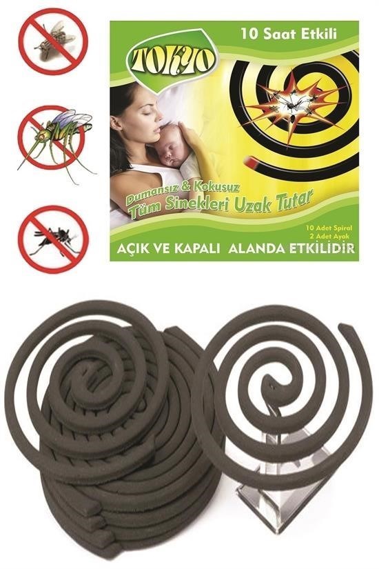 BUFFER® Kokusuz Dumansız Organik Doğal Spiral Haşere Sivrisinek Kovucu