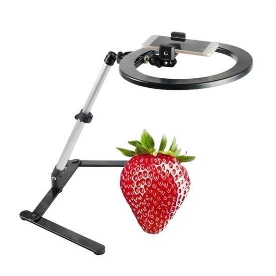 BUFFER® 10inç 26cm Youtube Instagram Tiktok Selfie  Stüdyo Video Fotoğraf Ring Light Led Halka Işıkl