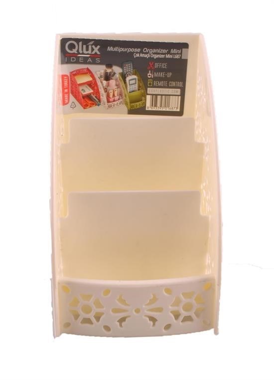 BUFFER® Çok Amaçlı Eşya Düzenleyici 3 Raflı Mini Plastik Dolap Organizer