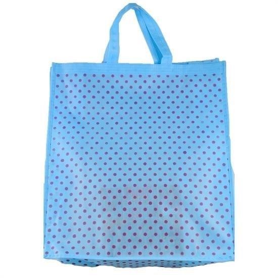 BUFFER® Puantiye Desenli Pazar Market Alışveriş Taşıma Poşeti Çantası