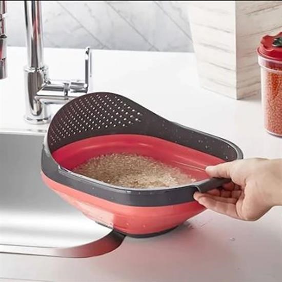 BUFFER® Katlanabilir Akordiyon Pirinç Süzgeci