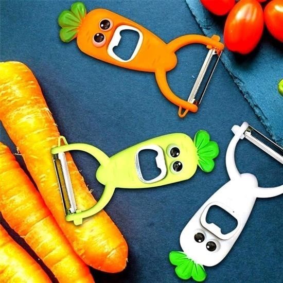 BUFFER® Havuç Kafalı Sebze Soyacağı ve Şişe Kapağı Açacak