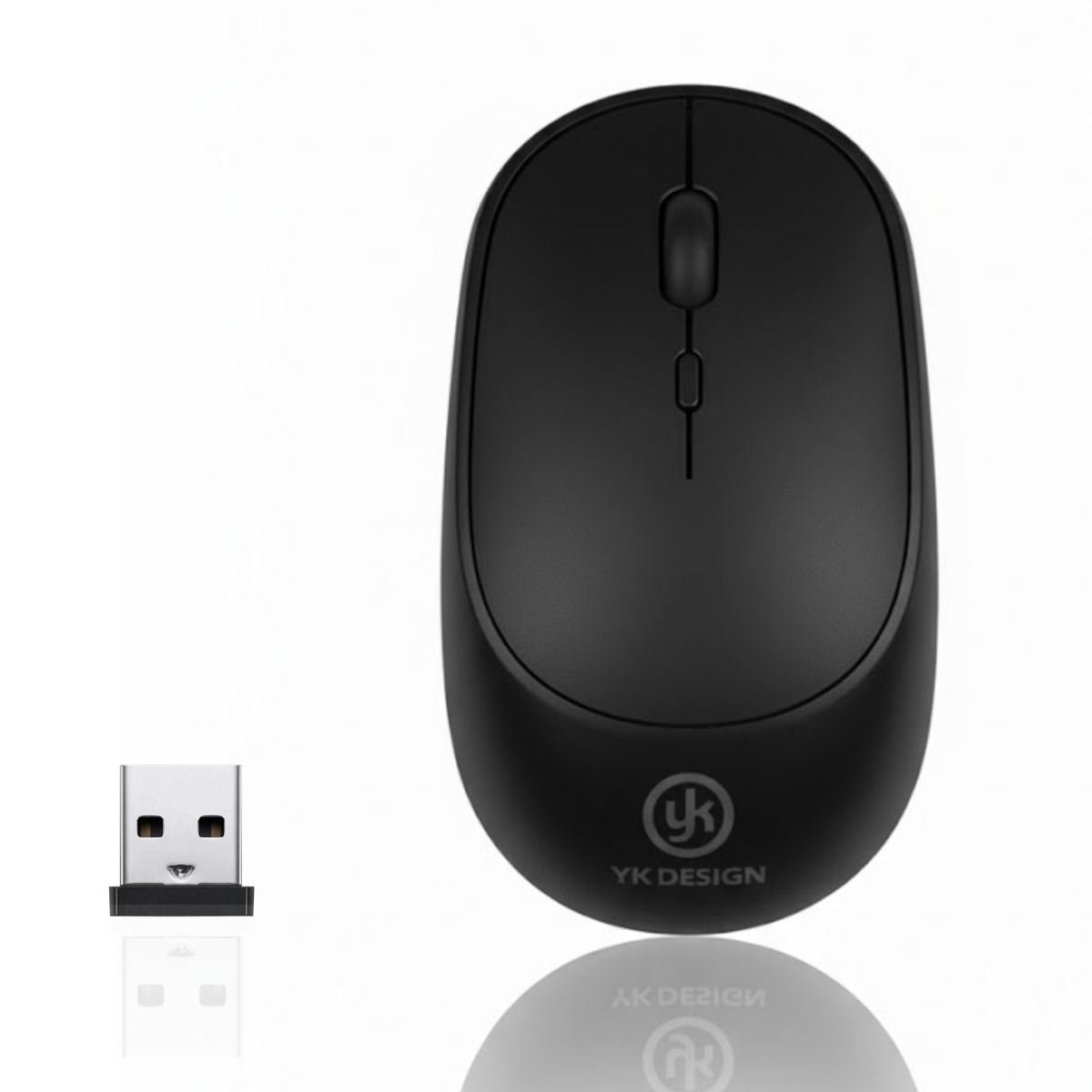Ürün Gezgini® Siyah Renkli Ergonomik Sessiz Kablosuz Mouse – USB Alıcılı, Ofis ve Oyun İçin Konforlu Bilgisayar Faresi MS6310