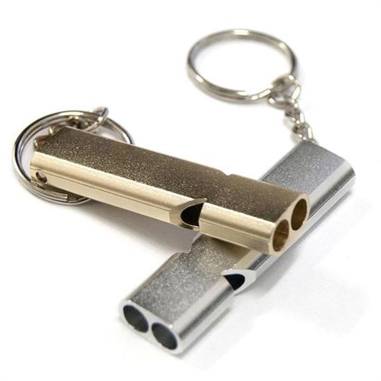 caselka® SOS Acil İmdat Düdüğü Alüminyum Islık Anahtarlık Kamp Yürüyüş Aksesuar Araçları