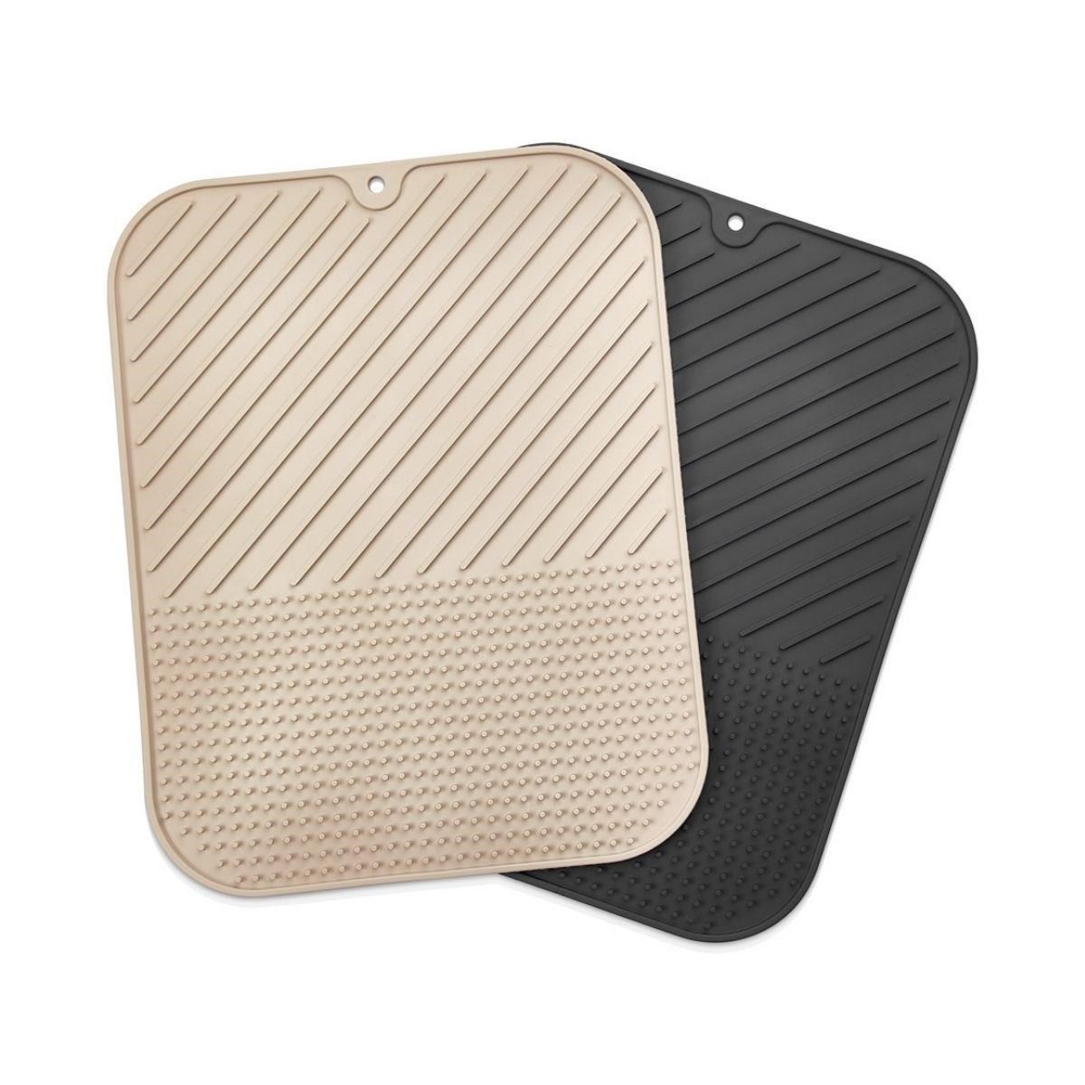 BUFFER® Silicone Non-slip Dish Mat For Kitchen , Multi Purpose Drying 36x28cm