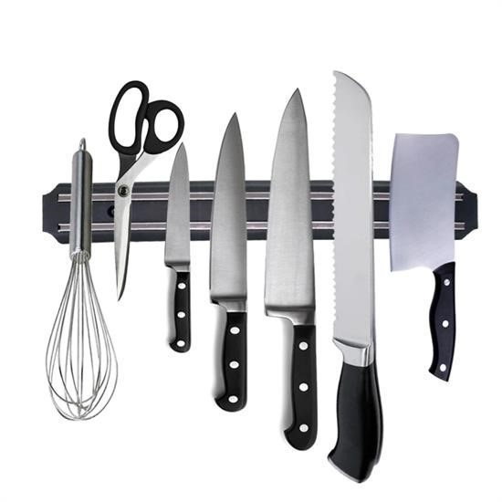 BUFFER® Stainless Wall Knife Hanger Stand With Magnet 33 Cm Apparatus
